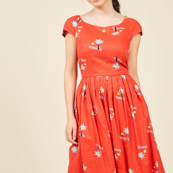 NWT Modcloth Emily and Fin Unmatched Panache Dress - Picture 3 of 3
